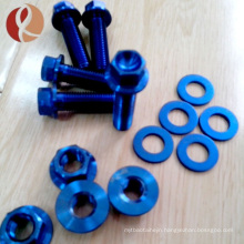 Titanium Fastener: bolt, screw , nut, washer and thread rod From M 1 to M24 for Gr2 and Gr5